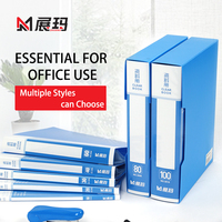 Haute Qualité A4 Transparent PVC Papier Document Fichier Dossier Affichage Qualité Bureau Papeterie Motif Boîte Fichier Bas Prix En Gros