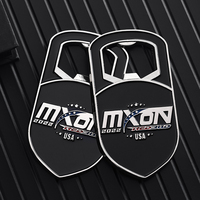 Ouvre-bouteille chaud aimant en alliage de zinc métal émail ouvre-bière Logo personnalisé lettre marque 2d 3D argent ouvre-bouteille avec magnétique
