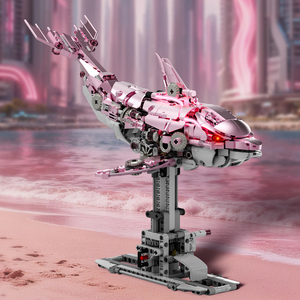 Juego de Bloques de Construcción Educativos para Niños, Bloques de Construcción Mecánicos de Cibernauta Delfín, Modelo de Rompecabezas de Ladrillos, Juguete de Plástico al por Mayor MJ 13098 - Product Image 4