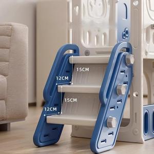 Çocuklar İçin Kapalı Oyun Alanı Plastik Salıncak ve Kaydırak Oyun Parkı Ekipmanları Çok Fonksiyonlu Kapalı Oyun Alanı Salıncağı ve Kaydırağı - Product Image 6