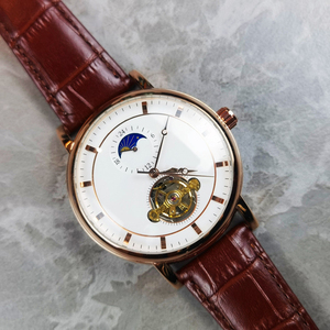 Reloj Tourbillon Clásico con Diseño Hueco, Elegante Estilo Casual de Negocios, Reloj de Pulsera Mecánico Automático Más Vendido - Product Image 4
