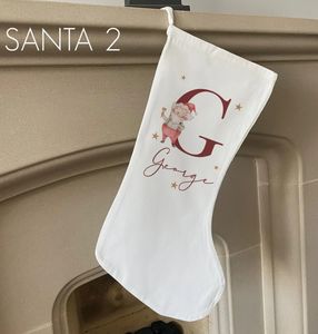 Chaussettes <span class=keywords><strong>de</strong></span> <span class=keywords><strong>Noël</strong></span> à motif imprimé personnalisé Décorations <span class=keywords><strong>de</strong></span> <span class=keywords><strong>Noël</strong></span> Chaussettes <span class=keywords><strong>de</strong></span> <span class=keywords><strong>Noël</strong></span> à cordon avec nom - Product Image 4