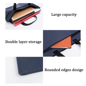 Printing Custom Multi-color Personalized 15 Inches Laptop Bag for Men Lightweight Business <b>Briefcase</b> Oxford Cloth Document Pouch - Product Image 3