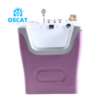 OSCAT Vet Toilettage Spa Baignoire Multicolore Nettoyage À Bulles Évier De Bain Acrylique Animal Chat Baignoire Ozone Disponible pour Le Toilettage Des Animaux