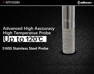 MTH500H:0.<span class=keywords><strong>3</strong></span>% औद्योगिक HVAC हवा नली स्टेनलेस स्टील जांच के साथ उच्च तापमान और आर्द्रता सेंसर ट्रांसमीटर 4-20mA,0-10VDC - Product Image 3