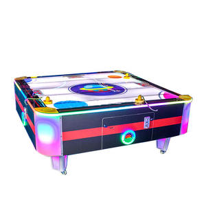 Mesa de Hockey de Aire para 4 Personas, Máquina de Hockey de Aire Metálica, Juego Interactivo que Funciona con Monedas, Máquina de Hockey para Sala de Juegos - Product Image 2