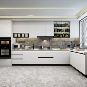 Armoires de cuisine modulaires extensibles RTA de qualité supérieure, design farmhouse, style moderne, garantie 10 ans pour le marché saoudien - Product Image 4