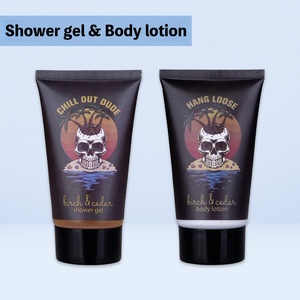 OEM Großhandel Good Vibes Only Kräuter-Aloe-Vera Bade- und Duschset 5-teilig Feuchtigkeitsspendendes Geschenk für Männer Geburtstag Weihnachten - Product Image 2