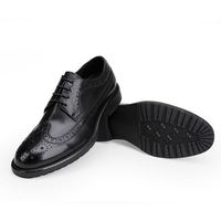 Chaussures habillées pour hommes en cuir véritable faites à la main, à lacets, style Derby, patchwork, pour le bureau, décontractées, respirantes, antidérapantes, imperméables