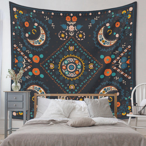 Grande <span class=keywords><strong>fleur</strong></span> abstraite personnalisable en 3d, couleur vive, style boho, décoration de maison, affiches hippie, décor de mur de maison, <span class=keywords><strong>tapisserie</strong></span> de champignon pour les yeux - Product Image 5