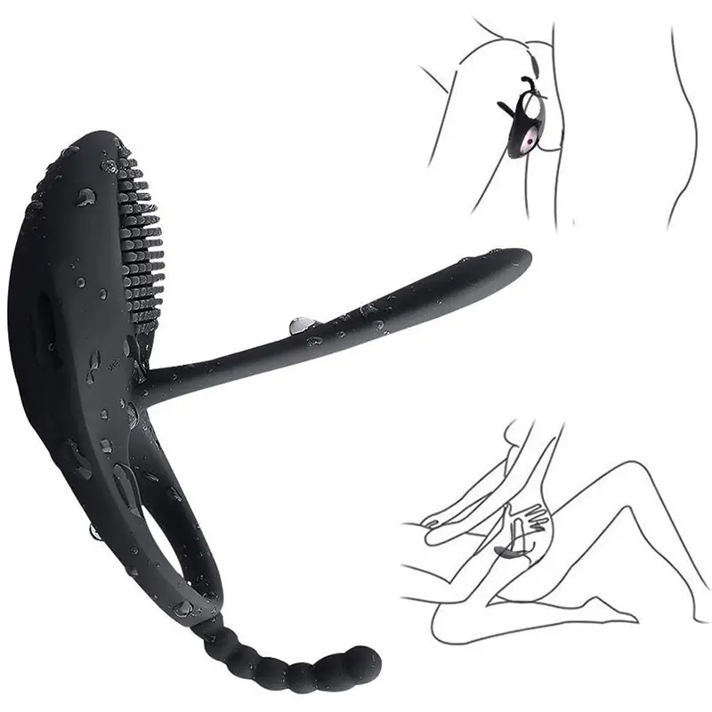 Herren Vibrations ring elektrische Fernbedienung Spermien verriegelung Vibrierender Penis ring Männlicher Penis ring 7-Gang G-Punkt Vibrator