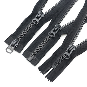 # Cremallera <span class=keywords><strong>de</strong></span> resina <span class=keywords><strong>de</strong></span> 8 hilos con bloqueo automático, <span class=keywords><strong>de</strong></span> doble extremo y con extremos abiertos, negra, para uso en sacos <span class=keywords><strong>de</strong></span> <span class=keywords><strong>dormir</strong></span>, tiendas <span class=keywords><strong>de</strong></span> campaña, carpas, pabellones y prendas <span class=keywords><strong>de</strong></span> vestir, en stock - Product Image 1