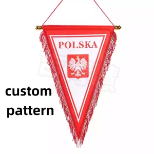 Drapeaux d'échange pour événements sportifs, soutenant les équipes nationales/clubistes/scolaires, personnalisables, couleurs vives, polyester résistant à la décoloration - Product Image 5