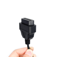 Cable de Alimentación USB a OBD2 de 16 Pines, 1M, Adaptador OBDII J1962 para Rastreador GPS de Auto, Cámara para Tablero, Laptop, Cable de Extensión de Diagnóstico