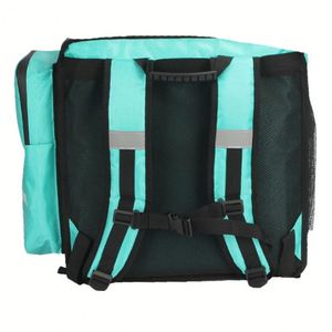 Portable Picnic Cooler Bag Insulated Thermal Backpack Turquoise with Mesh Side Pocket All Seasons Use - Product Image 4