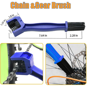 Vente directe usine : Kit de nettoyage de vélo 7 pièces et outils de nettoyage de chaîne de vélo de précision, accessoires de nettoyage de vélo - Product Image 4
