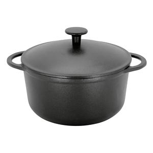 Olla de hierro fundido Meat Pot Rustica de 5.5 Qt con tapa para cocinar a fuego lento - Product Image 1