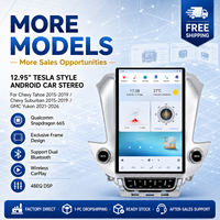 Agent recherché : Autoradio de style Tesla de 12,95 pouces avec prise en charge de la caméra de recul pour Chevrolet Tahoe Suburban 2015-2019 et GMC Yukon 2021-2026