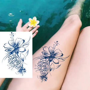 Adesivi Semi-permanenti a base di erbe del <span class=keywords><strong>tatuaggio</strong></span> impermeabili per 15 giorni all'ingrosso delle gambe lettere del braccio adesivi del succo falso del <span class=keywords><strong>tatuaggio</strong></span> - Product Image 2