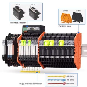 Módulo de relé intermedio electromagnético delgado para carril DIN HF41F24ZS MPC250D6Z24 con soporte de enchufe y contacto de aleación de plata - Product Image 1