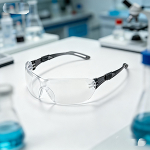 高品質耐傷性クリア防曇安全メガネ - Product Image 2