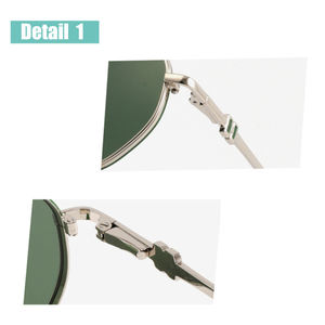 GLT8622 <span class=keywords><strong>Gafas</strong></span> de Sol Vintage de Metal Unisex con Protección UV400 y Lentes Polarizadas - Product Image 3