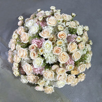 Nouvelles boules de fleurs artificielles durables en soie d'hortensia de 80 cm pour décoration de table de mariage, allées et centres de table