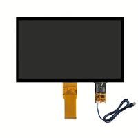 10,1 pulgadas 1024*600 Panel FHD Delgado Módulo TFT LCD Monitor de pantalla táctil disponible con placa de controlador original