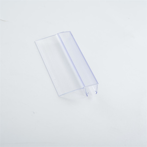 Pvc <strong>Clear</strong> Plastic F Type Curved Glass Shower <strong>Door</strong> Seal <strong>Strip</strong> Applicable for 5mm, 6mm,8mm,10mm and 12mm - Product Image 4