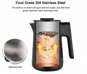 CE ROHS OEM Small Smart <b>Digital</b> 0.8 L Portable Tea Kitchen Appliances <b>Kettle</b> Water Cooker <b>Kettles</b> CE ROHS OEM Small Sma - Product Image 3