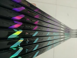 Pkst bán buôn tùy chỉnh sợi carbon Ice Hockey Gậy Trọng lượng nhẹ & bền OEM cung cấp cho các đội & Câu lạc bộ - Product Image 1