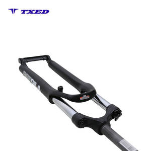 <span class=keywords><strong>Fourche</strong></span> de suspension pour vélo électrique 26x195 en aluminium, débattement de <span class=keywords><strong>100</strong></span> <span class=keywords><strong>mm</strong></span>, frein à disque, ressort hélicoïdal, verrouillage hydraulique - Product Image 5