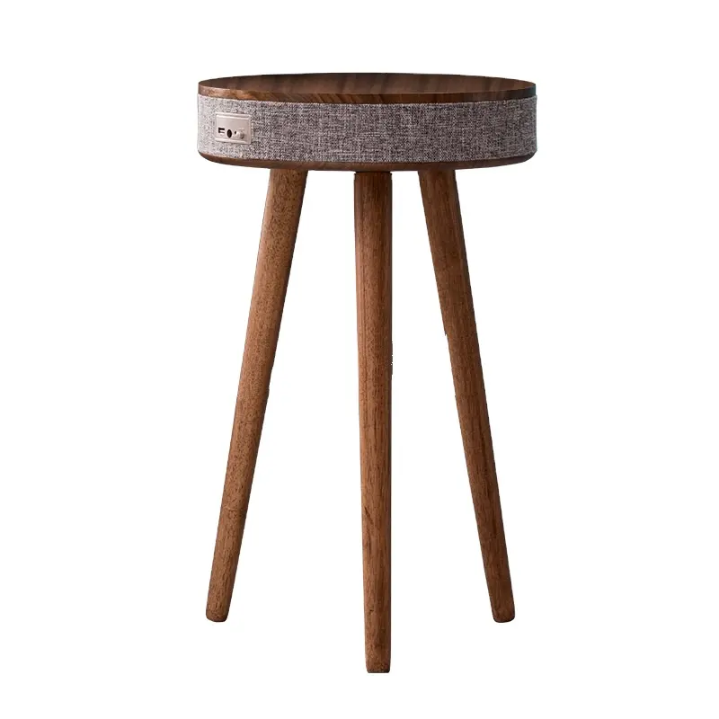Лидер продаж на Amazon, профессиональная беспроводная мебель по низкой цене, умный стол за спиной, простой кофейный столик из массива дерева с синими зубьями