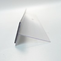 T Bentuk Divider PVC Strip Rak Taker Pemegang untuk Supermarket