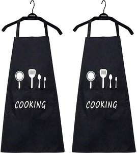 Tablier de cuisine de chef de cuisine étanche personnalisé avec logo standard à boucle réglable pour femmes et hommes - Product Image 2