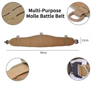 Cinturón Táctico de Nylon MOLLE Multifuncional, Ajustable y Transpirable para Deportes al Aire Libre - Product Image 4