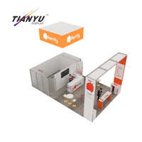 Boîtes lumineuses TIANYU pour stands d'exposition, éclairages pour la publicité, présentoirs 3*3 pour salons professionnels, stand d'exposition 4x3