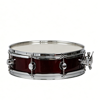 Tambour Piccolo Snare 14x3.5 pouces de fabrication chinoise, en acier, avec coque en bois (peuplier, bouleau, érable) pour Jazz, Funk, Pop, Latin