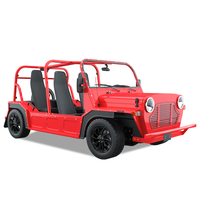 Mini Moke Électrique Voiture Jeep 4 Places 4x4 Voiturette de Golf