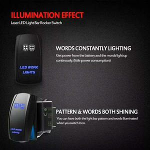 Universele <span class=keywords><strong>2</strong></span>-Pack Tuimelschakelaars 12V/24V Waterdichte Aan-Uit Schakelaar Voor Suv Atv Rv Met 10a/20a Dubbele Stroom - Product Image 4