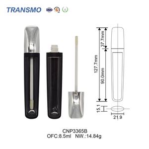 หลอดลิปกลอสพลาสติกสีชมพูแบบใช้ซ้ำได้ หลอดลิปสติกเนื้อลิควิด หลอดอายแชโดว์ 8 มล. บรรจุภัณฑ์ลิปกลอสแบบหลอดที่มีเอกลักษณ์ - Product Image 2