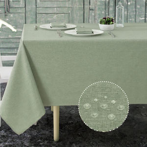 Mantel de Lino Cuadrado Moderno Hecho a Mano, Impermeable, Resistente al Aceite y a las Manchas, Antiarrugas, Tejido Duradero para Mesa de Comedor - Product Image 2