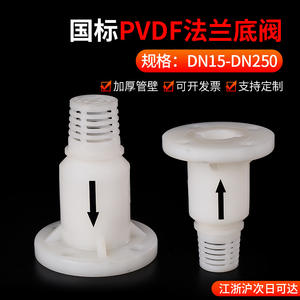 Vanne de retenue Rong Sheng en PVDF pour conduite d'eau avec bride et fond sphérique, flux unidirectionnel, utilisation à température normale - Product Image 4