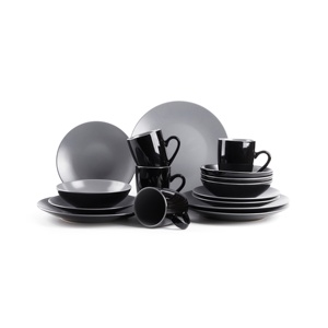 Semtember Promotion Round Kitchen Plates Set With Coffee Mug Elegant High End Microwave Oven Safe <b>Dinnerware</b> Sets for Home Use - Product Image 1