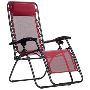 Grand fauteuil de relaxation pliant en maille pour extérieur, zéro gravité, pour la plage, avec pièces détachées - Product Image 3