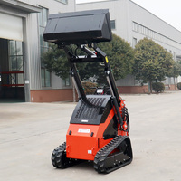 Mini Track Skid Steer Loader Diesel Crawler Cina dengan Mesin Epa dan Perlengkapan Track