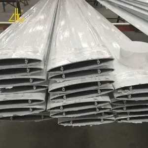 Louver Panel 6063 Pelapis Pelat Bubuk Aluminium, Penutup Jendela Desain Baru Aluminium Aloi Aluminium Horizontal 5 Tahun