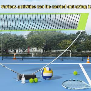 Ensemble de filet de <span class=keywords><strong>badminton</strong></span> portable et pliable, installation facile, utilisation intérieure et extérieure pour l'entraînement à domicile et les jeux <span class=keywords><strong>en</strong></span> famille - Product Image 5