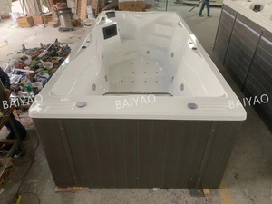 Grande piscine multifonction en acrylique pour l'extérieur avec système <span class=keywords><strong>de</strong></span> jets à contre-courant et sièges massants pour la remise en forme à domicile - Product Image 6