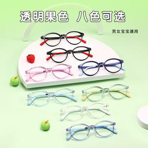 กรอบแว่นตาเด็กทรงกลม TR90 แบบเต็มกรอบกันลื่นสำหรับเด็กกลุ่มอายุ 011 ผลิตในเจียงซู - Product Image 3